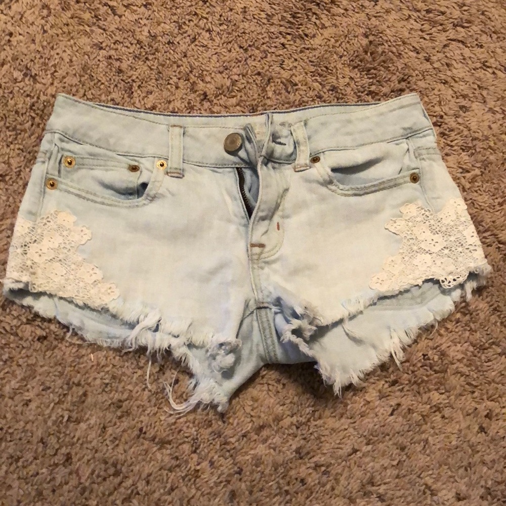 American eagle denim shorts